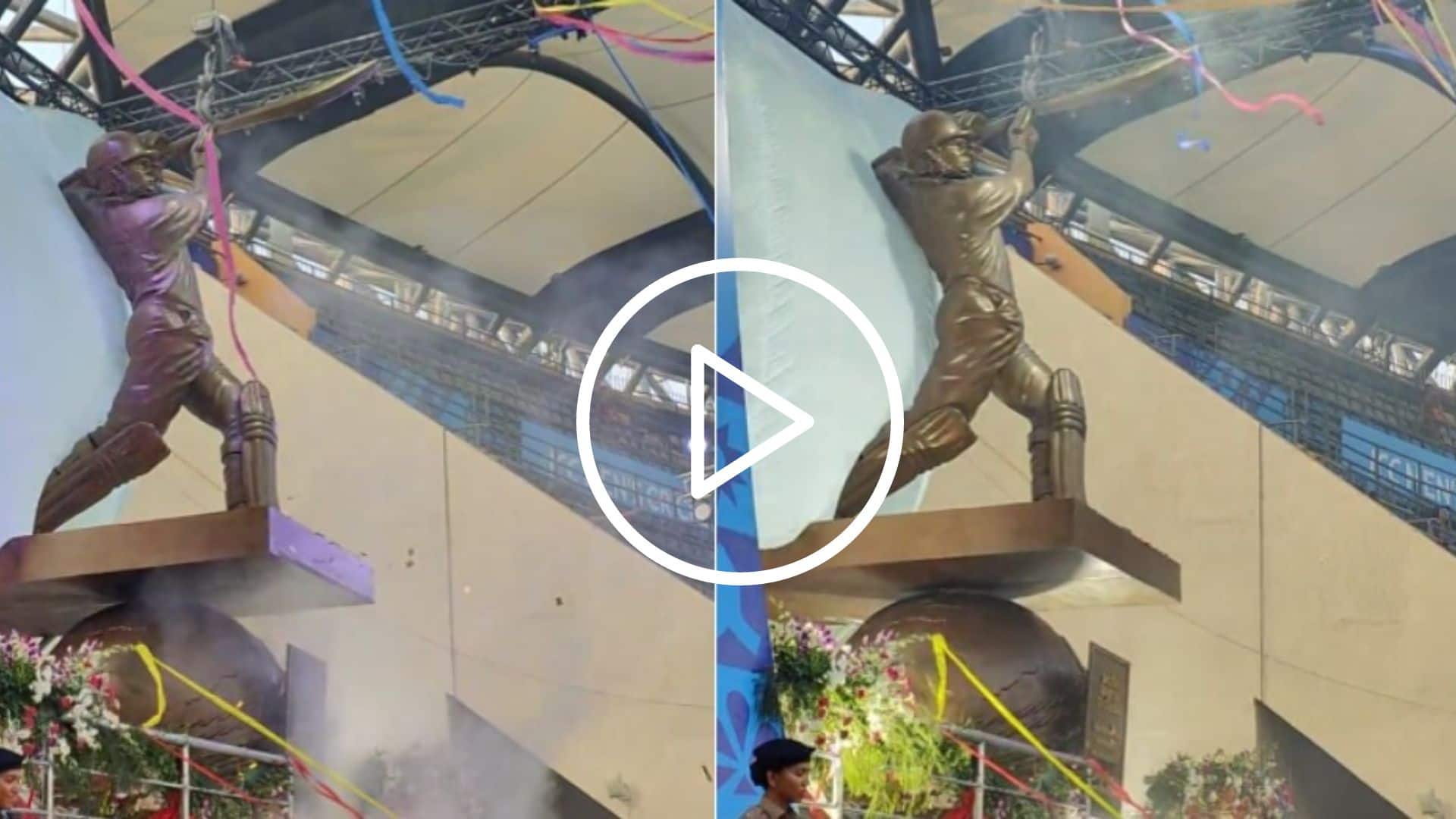 [Watch] Sachin Tendulkar's' Life-Sized Statue Unveiled At Wankhede Stadium 